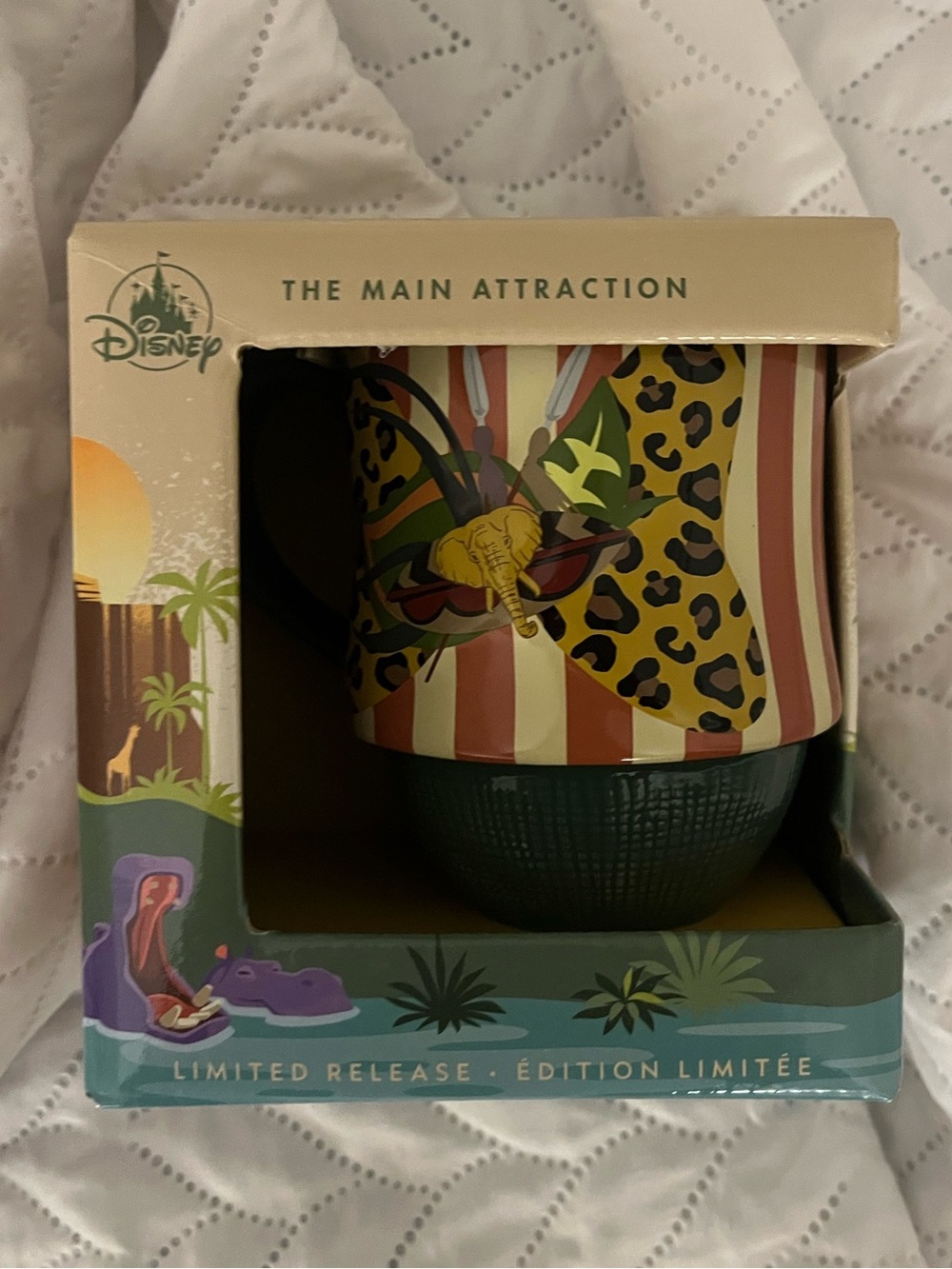The Main Attraction Minnie Mouse Jungle Cruise Mug 💚💚💚